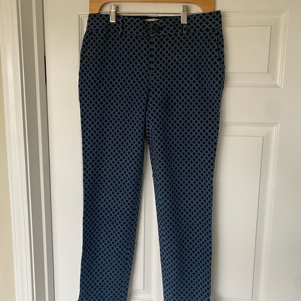 Banana Republic || Geo Printed Camden Pants